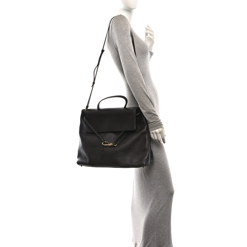 Bottega Veneta Silky Calfskin Large Ciao Ciao Fondant
