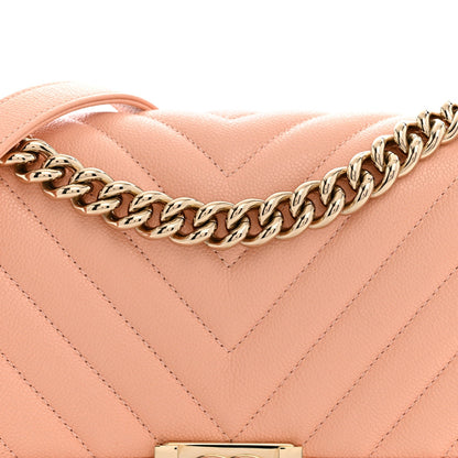 Medium Quilted Caviar Flap Shoulder Bag
