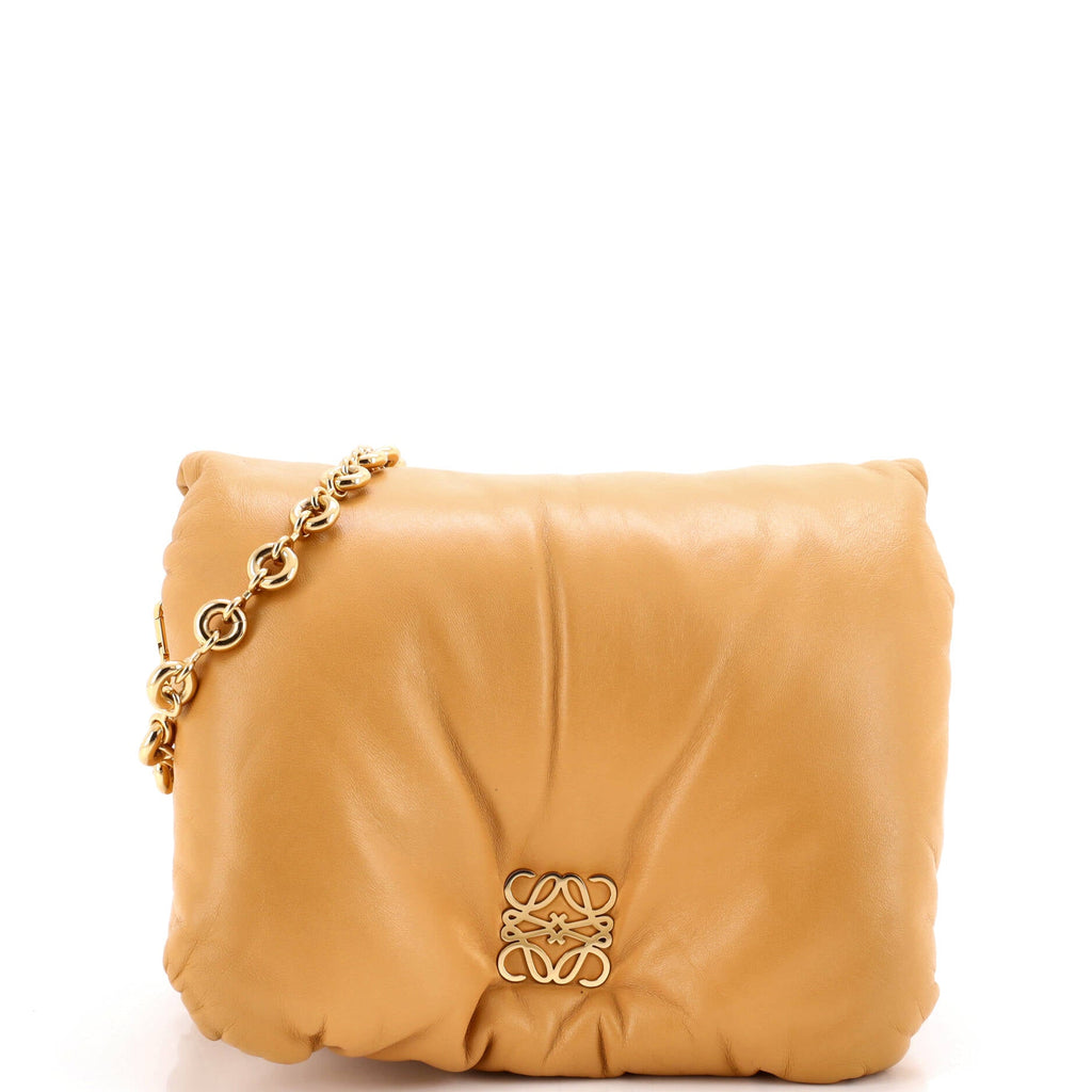 Goya Puffer Bag Leather Medium