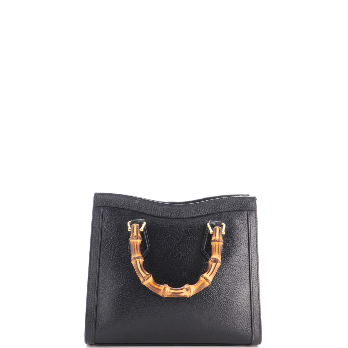 Diana NM Bamboo Handle Tote Leather Small