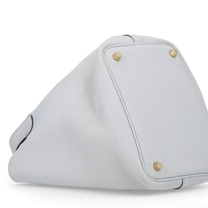 Taurillon Clemence Picotin Lock 18 Pm Bl Handbag