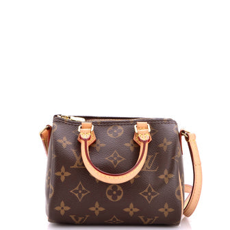 Speedy Bandouliere Bag Monogram Canvas Nano