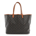 Goyard Goyardine Saint Louis PM Tote Bag Black Gold