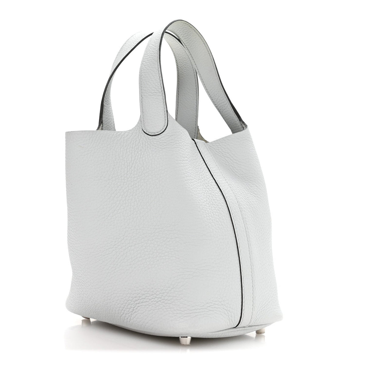 Taurillon Clemence Picotin Lock 18 Pm Bl Handbag
