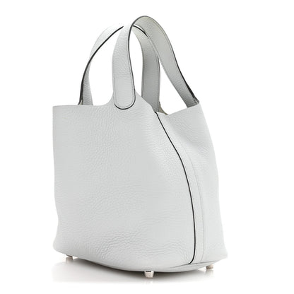 Taurillon Clemence Picotin Lock 18 Pm Bl Handbag