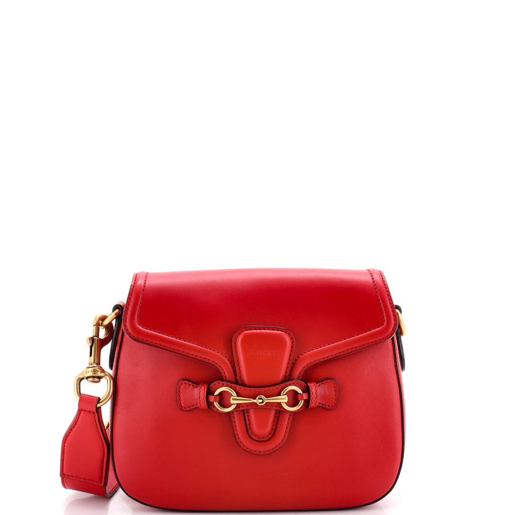 Lady Web Shoulder Bag Leather Medium