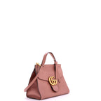GG Marmont Top Handle Bag Leather Small