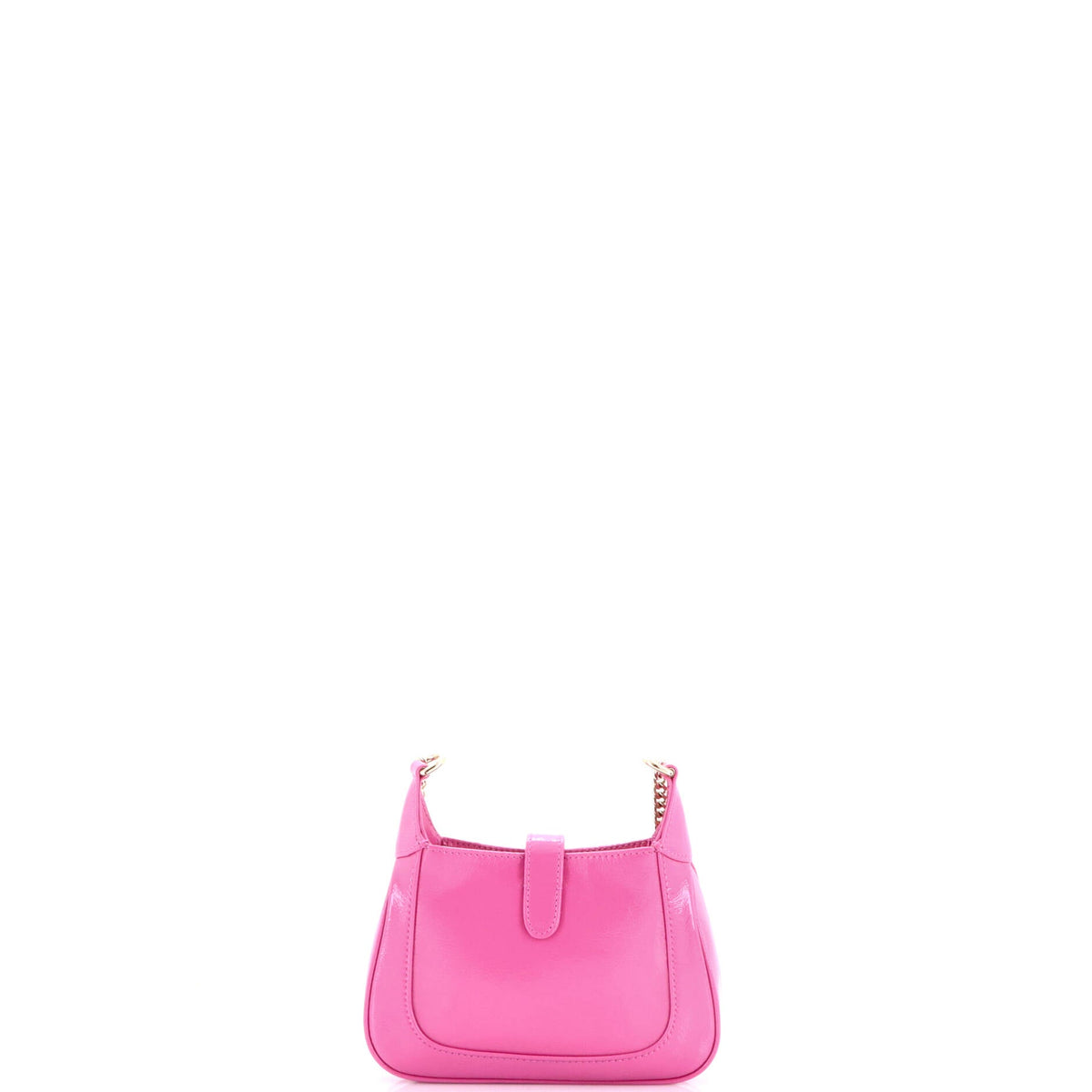 Jackie Notte Chain Hobo Patent Mini
