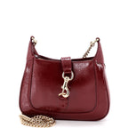 Jackie Notte Chain Hobo Patent Mini