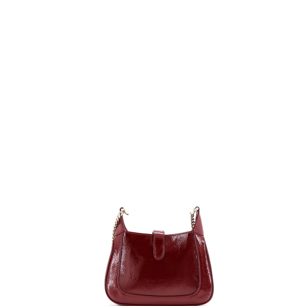 Jackie Notte Chain Hobo Patent Mini