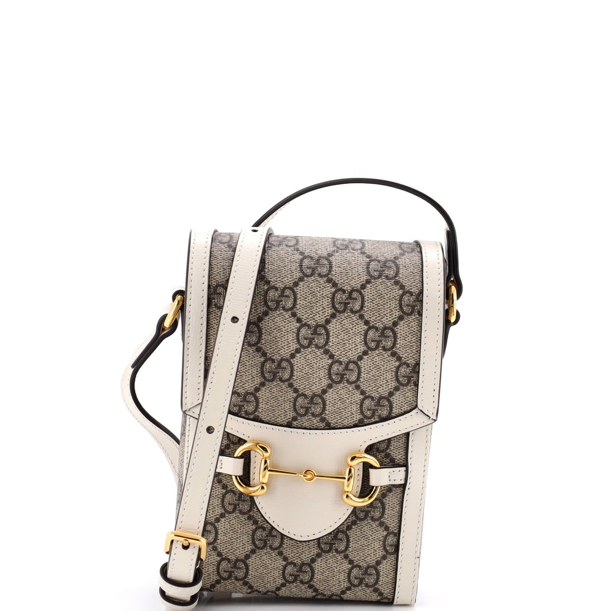 Horsebit 1955 Crossbody Bag GG Coated Canvas with Leather Mini