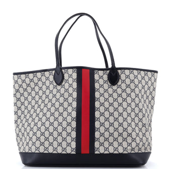 Ophidia Open Shopping Tote GG Coated Canvas Large