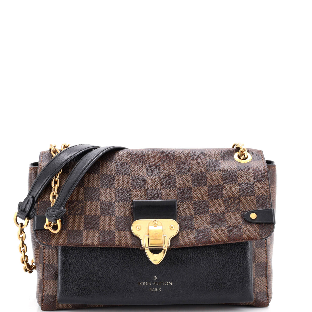 Vavin Handbag Damier with Leather PM