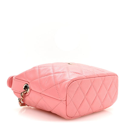 Quilted Caviar Hobo Bag