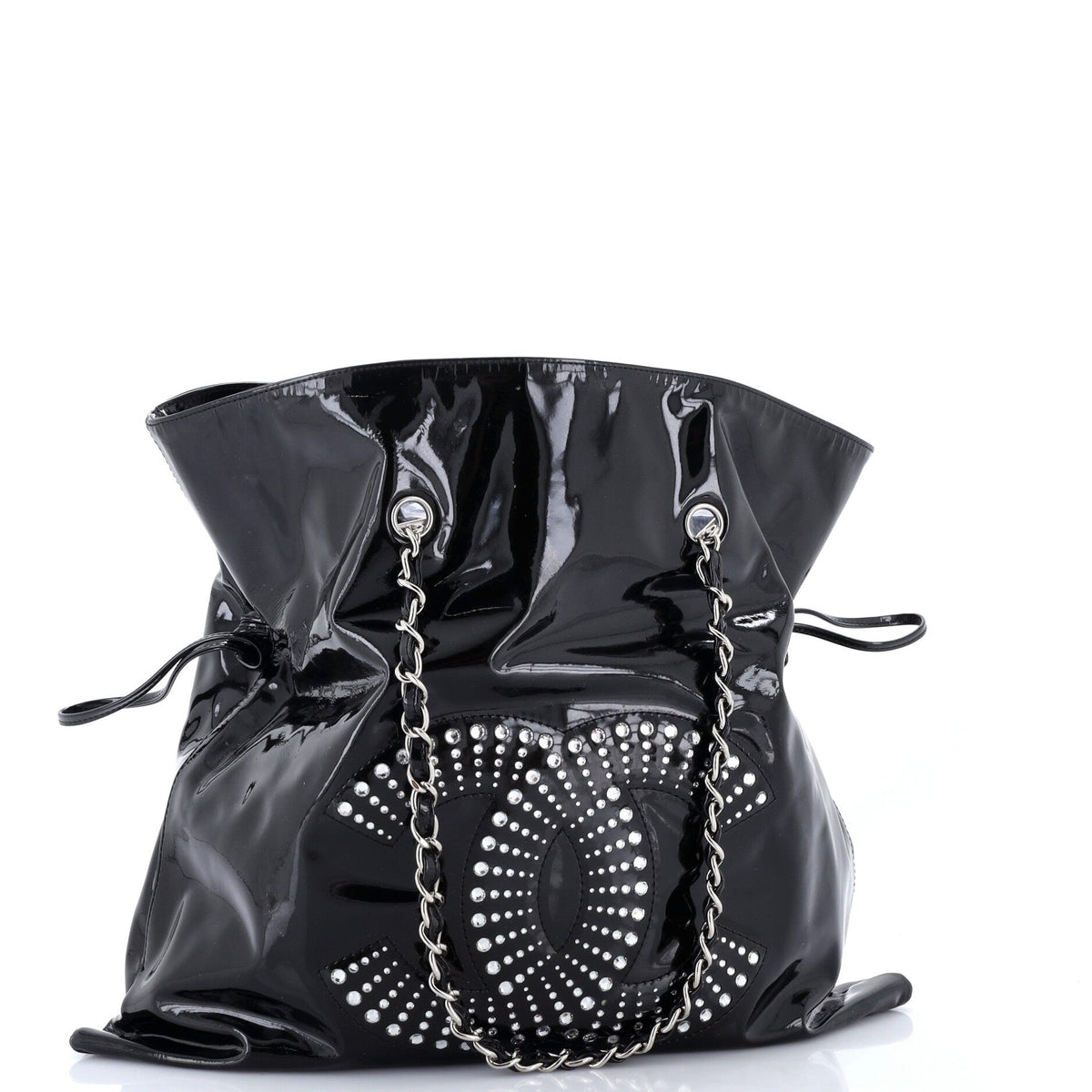 Bon Bon Tote Strass Embellished Patent Large