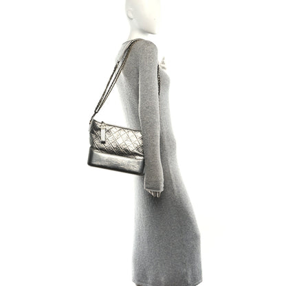 Medium Quilted Lambskin Hobo Bag