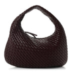 Bottega Veneta Lambskin Intrecciato Medium Padded Veneta Deep Mahogany