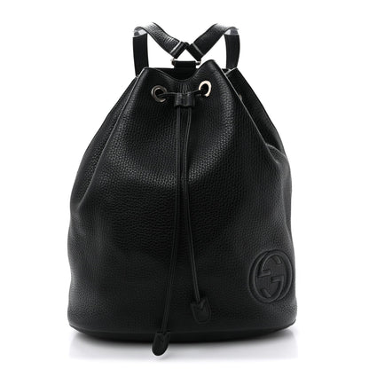 Small Calfskin Backpack - Black