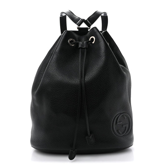 Small Calfskin Backpack - Black