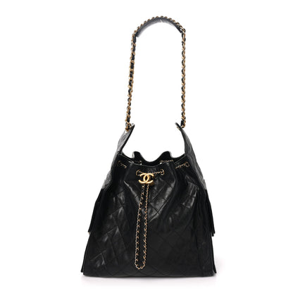 Medium Quilted Caviar Handbag