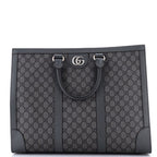 Ophidia Convertible Open Tote GG Coated Canvas Large