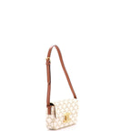 Triomphe East-West Shoulder Bag Triomphe Coated Canvas