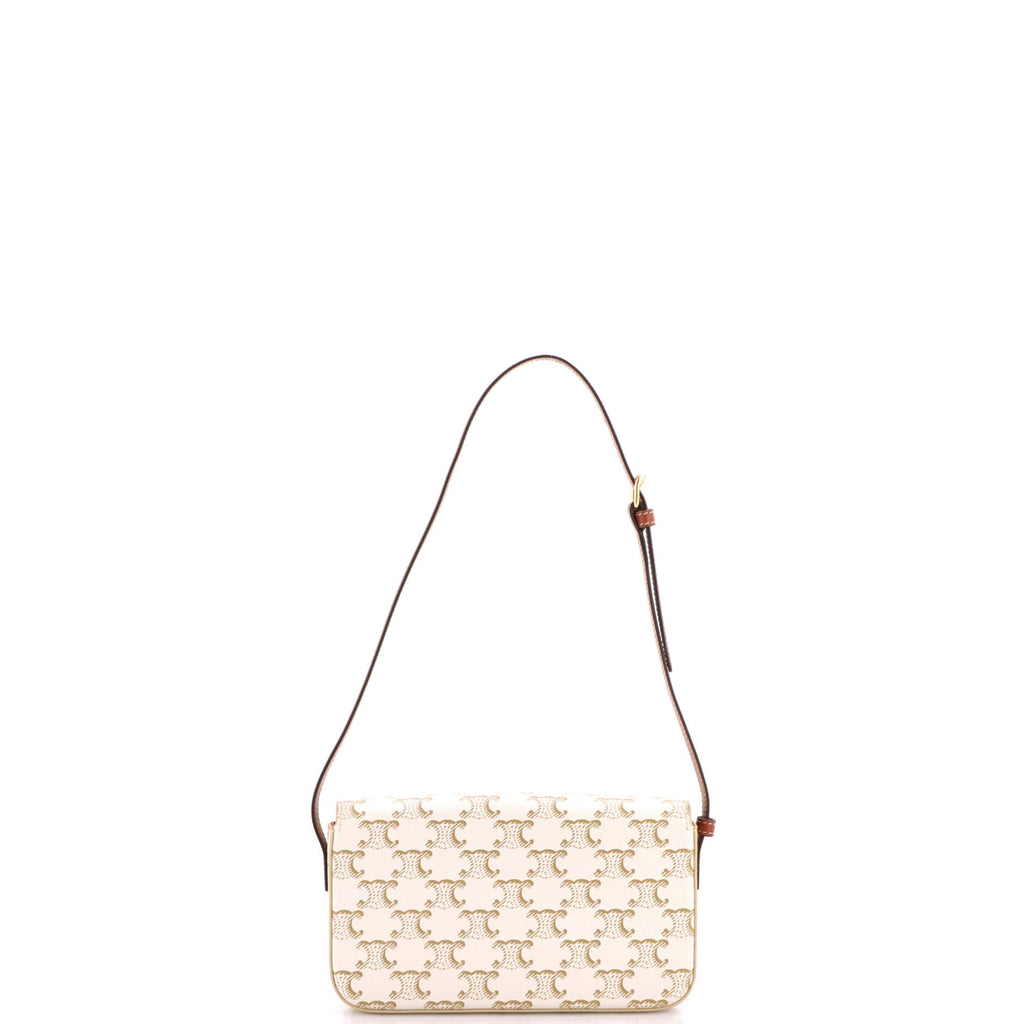 Triomphe East-West Shoulder Bag Triomphe Coated Canvas