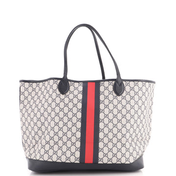 Ophidia Open Shopping Tote GG Coated Canvas Large