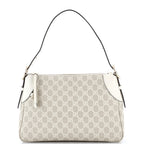 Emblem Shoulder Bag GG Coated Canvas with Leather Medium