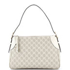 Emblem Shoulder Bag GG Coated Canvas with Leather Medium
