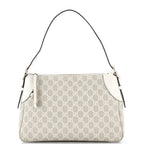 Emblem Shoulder Bag GG Coated Canvas with Leather Medium