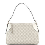 Emblem Shoulder Bag GG Coated Canvas with Leather Medium
