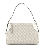 Emblem Shoulder Bag GG Coated Canvas with Leather Medium