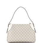 Emblem Shoulder Bag GG Coated Canvas with Leather Medium