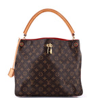 Gaia Handbag Monogram Canvas and Exotics