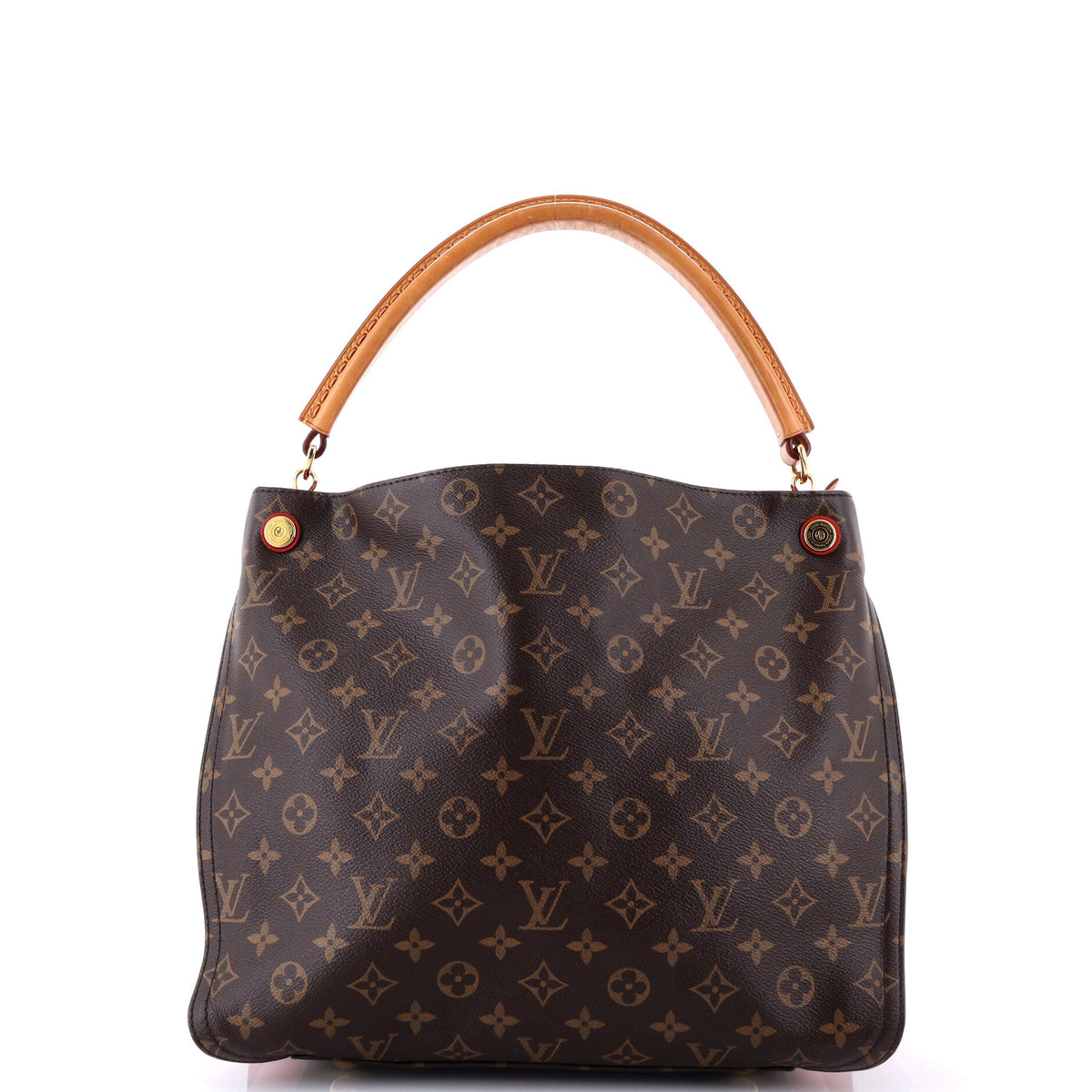 Gaia Handbag Monogram Canvas and Exotics