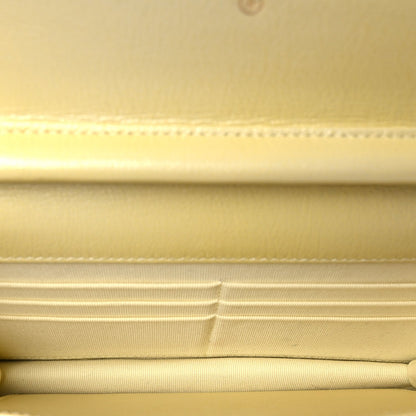 Quilted Goatskin Wallet Bag