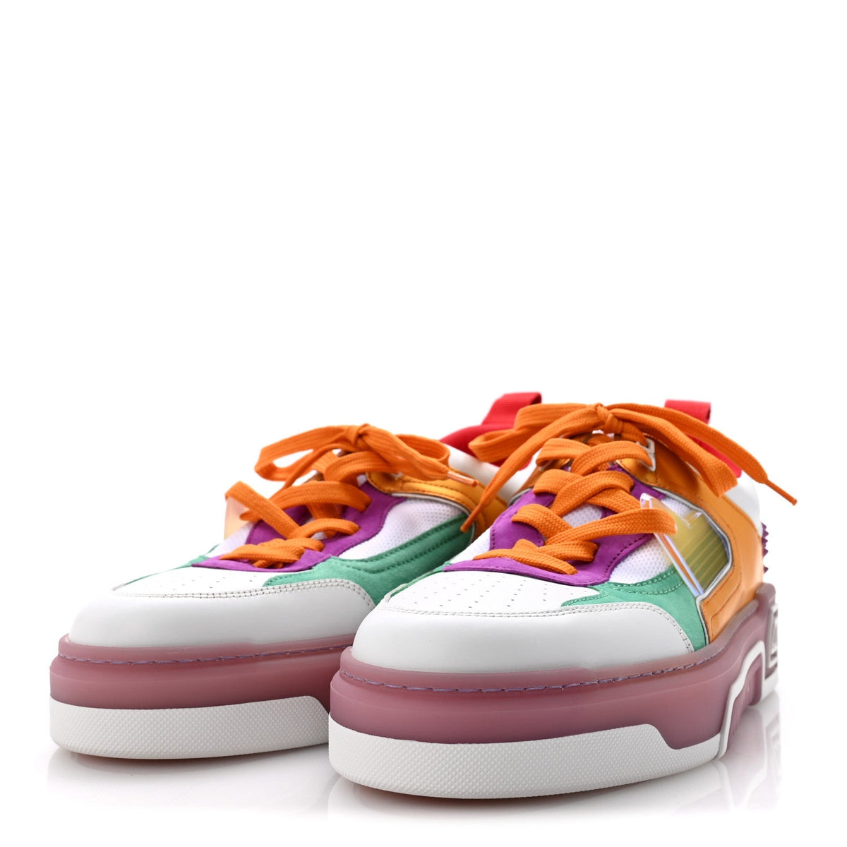 Christian Louboutin Calfskin Suede Men's Astroloubi Donna Sneakers 42.5 Kismet Supernova