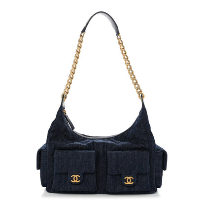 Maxi Quilted Hobo Bag