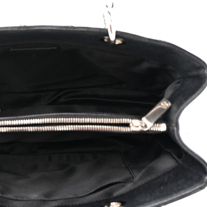 Quilted Caviar Tote Bag