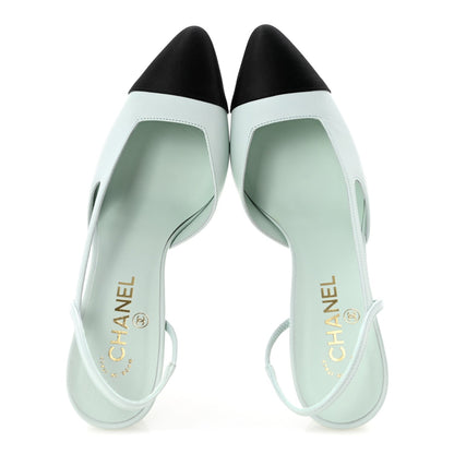 Chanel Cap Toe Slingback Women's Shoes