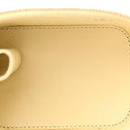 Chanel Caviar Quilted Mini Vanity Case With Chain Light Yellow