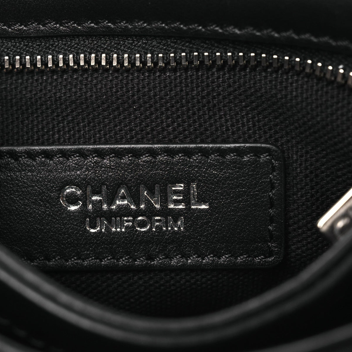 Chanel Lambskin Quilted Mini Crossbody Bag Black