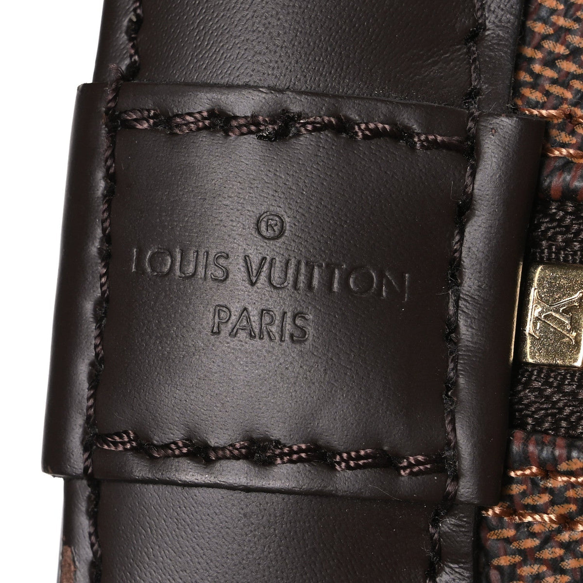 Louis Vuitton Damier Ebene Canvas Alma BB Brown