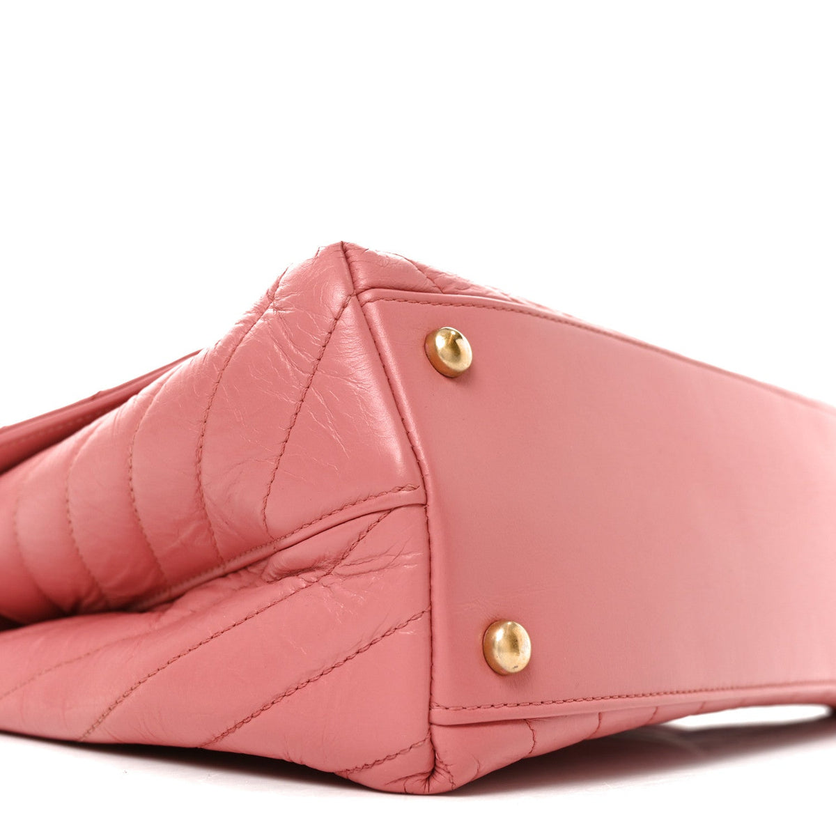 Small Quilted Calfskin Flap Shoulder Bag