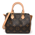 Louis Vuitton Monogram Coated Canvas Nano Speedy Brown