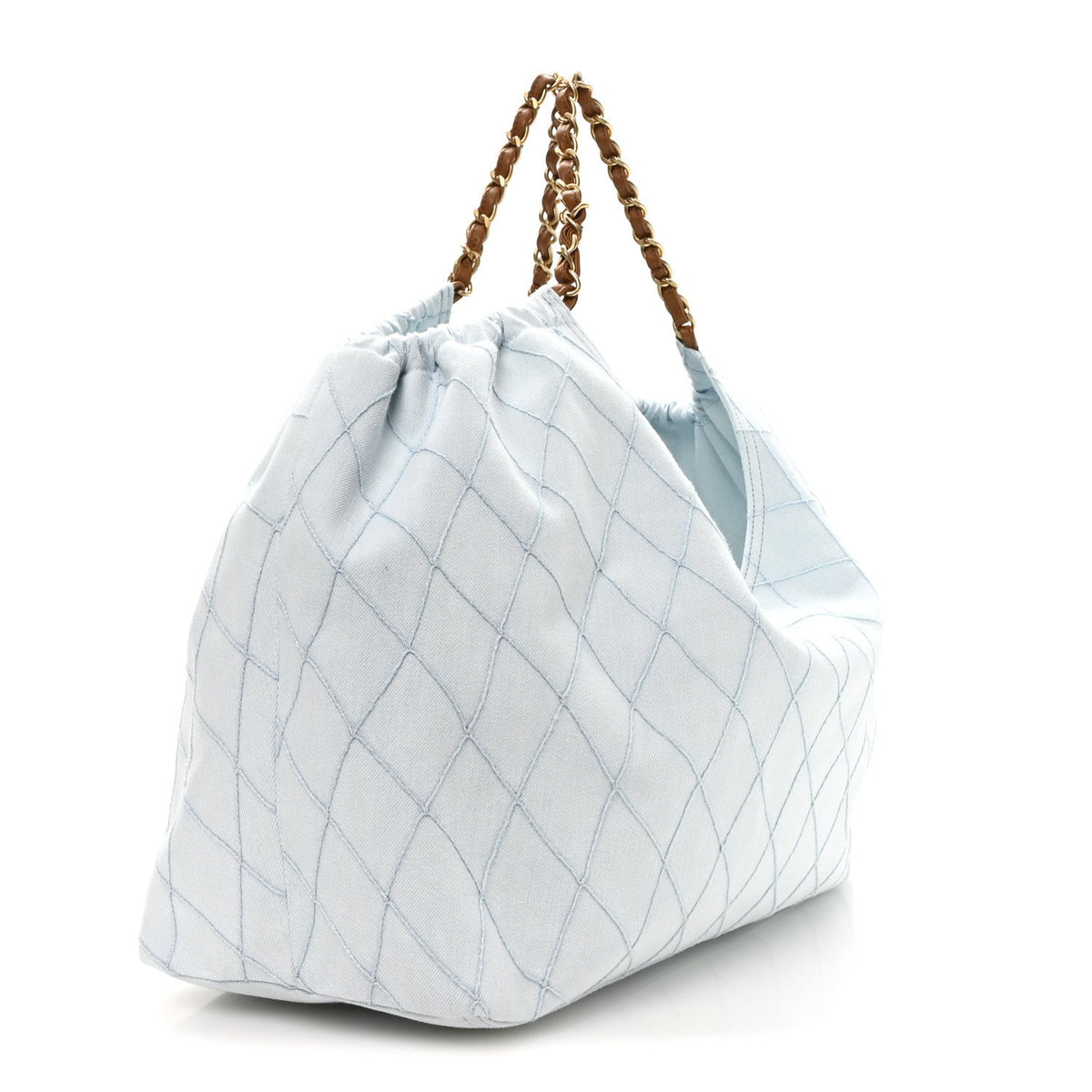 Small Quilted Calfskin Tote Bag