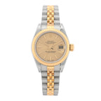 Rolex Stainless Steel 18K Yellow Gold 26mm Datejust Watch Champagne 79173