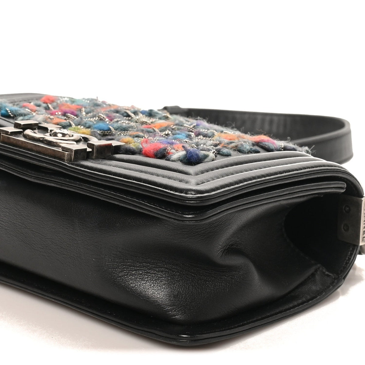 Small Calfskin Flap Shoulder Bag