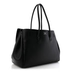 Balenciaga Smooth Calfskin Medium Bel Air Carry All Bag Black